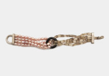 Bracciale con maglia centrale di onice
