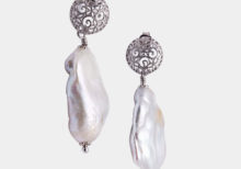 Orecchini di perle barocche pendenti