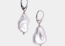 Orecchini di perle barocche pendenti irregolari