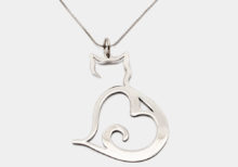 Ciondolo gatto grande