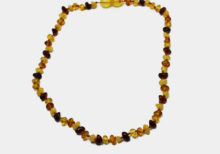 Collana di ambra bicolore bambini