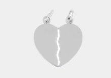 Collanine con cuore spezzato
