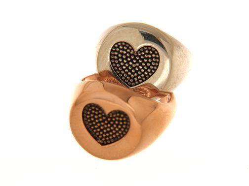 anello da mignolo con cuore