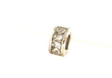charm chaos distanziatore zirconi bianchi