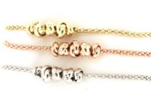 Bracciale con nodini centrali