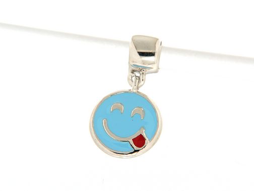 Chaos charm smile con linguaccia azzurro