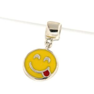 chaos charm smile con linguaccia giallo