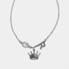 Collana personalizzabile con 2 lettere e 1 charm