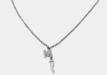 Collana personalizzabile con lettera e charm