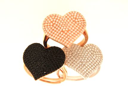 anello con cuore